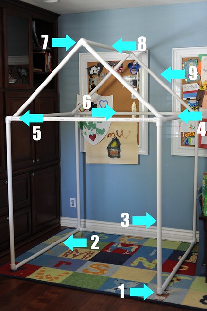 PVC Fort and/or Playhouse Instructions