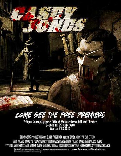 Guiding Star Prod./ Oliver Twisted FX :: "CASEY JONES" .. Preview Screening Poster { small v. ) (( 2011 ))