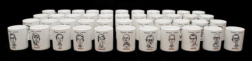 Caricatures printed on mugs for Fisher Scientific - 7