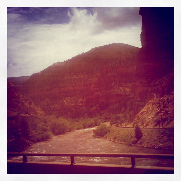 Beautiful drive along the Colorado River.