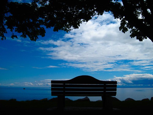 Bench and Ocean, Sechelt BC