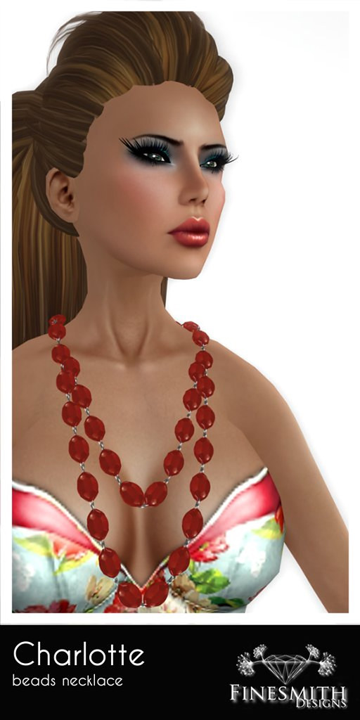 Charlotte Necklace Coral