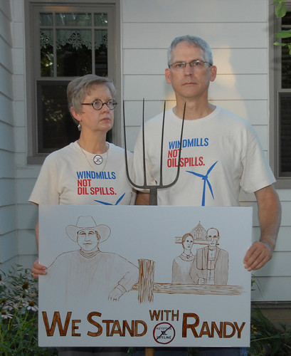 American Gothic Stands With Randy