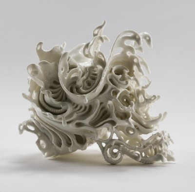 Ceramic Skulls by Katsuyo Aoki