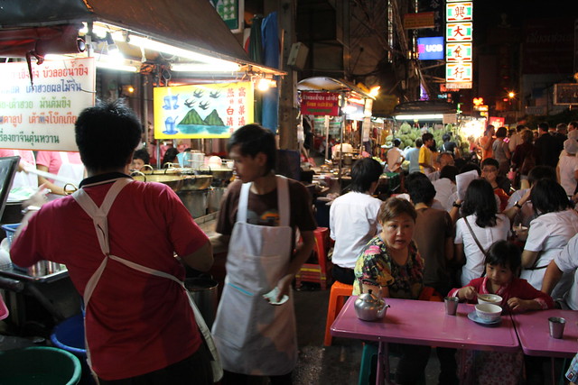 Street Dessert Stall in Yaowarat, Bangkok, Thailand