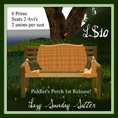 Lazy Sunday Sitter by Piddler's Perch