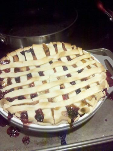 Blueberry and Peach Pie from Ten