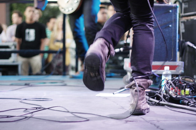 dancing shoes on stage