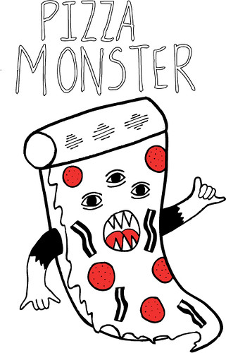 PIZZA MONSTER by Michael C. Hsiung