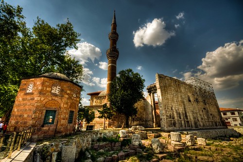 Hacı Bayram Mosque and The Augustus Temple, Ankara by Nejdet Düzen
