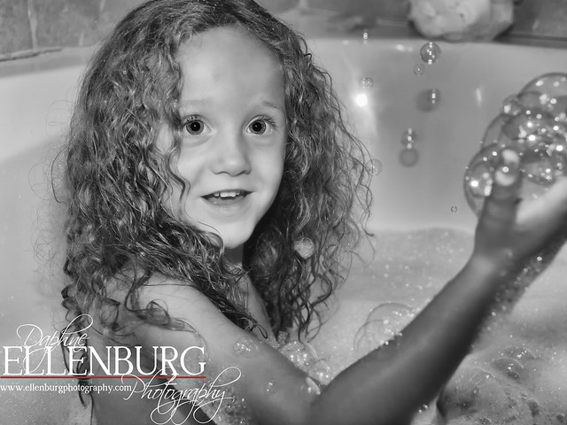 32/52 Bath Time is my Favorite time of day! BW