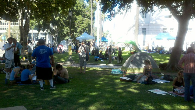 Morning, day two, Occupy Los Angeles