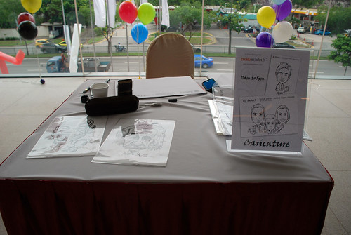 Caricature live sketching for Sime Darby Select Open House Day 1 - f