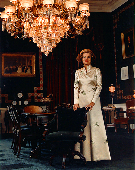 Betty Ford, White House Treaty Room, 1976 (Courtesy University of Texas)