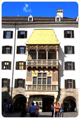 Innsbruck golden roof old town