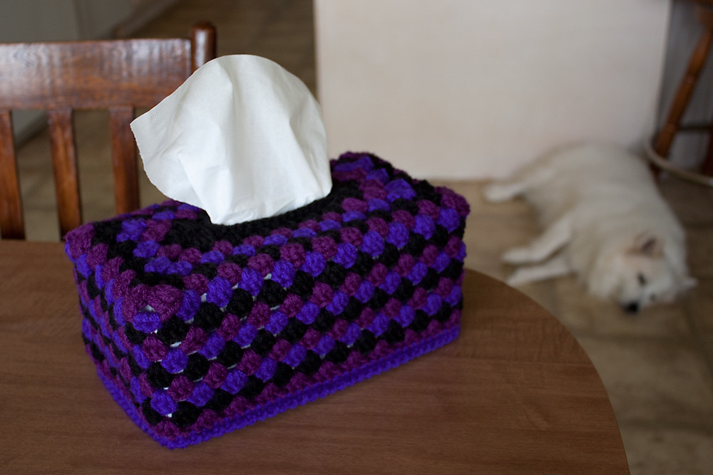 Stormy Weather Tissue Box Cover