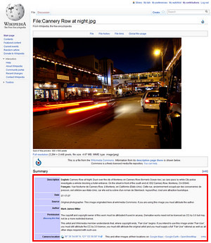 Using Wikipedia Images for Optimization