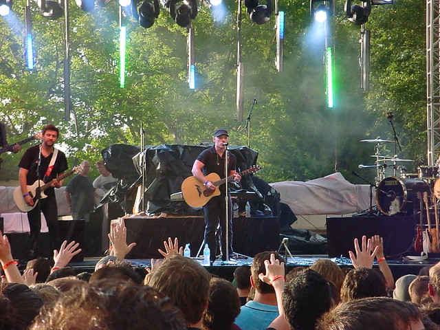 Kutless on the Hollwood Stage at Rock the Universe 2010