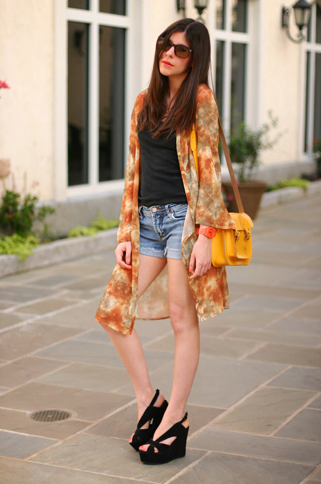 Leather Satchel, Jeffrey Campbell Mariel wedges, Fashion outfit