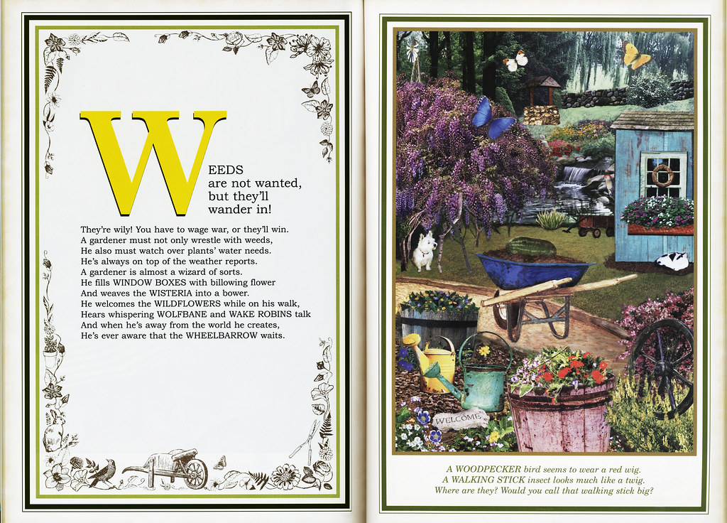 Garden Alphabet Children's Book by Laurie Parker