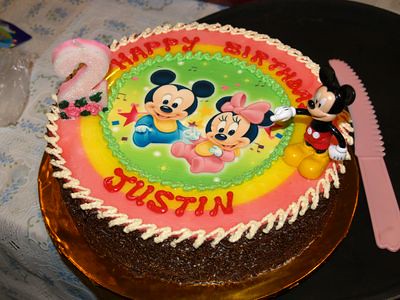 Justin's birthday cake