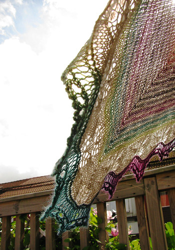 Andrea's shawl - finished!