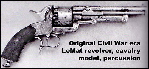 LeMat Revolver, Civil War, Percussion