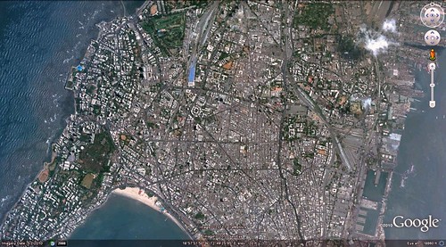 a portion of Mumbai (via Google Earth)