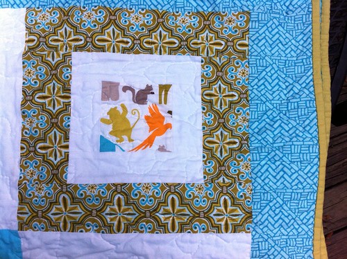 Central park boy quilt: Finished.