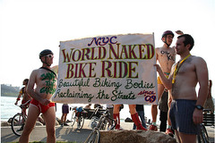 NYC World Naked Bike Ride 1