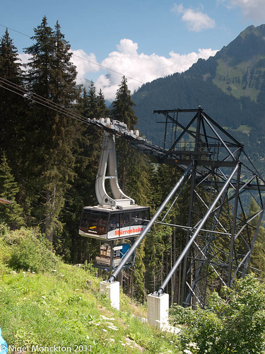 Cable Car from Lauterbrunnen to Grutschalp