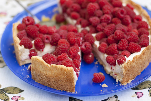 Vaarikakook mascarponekreemiga / Raspberry cake with mascarpone cream