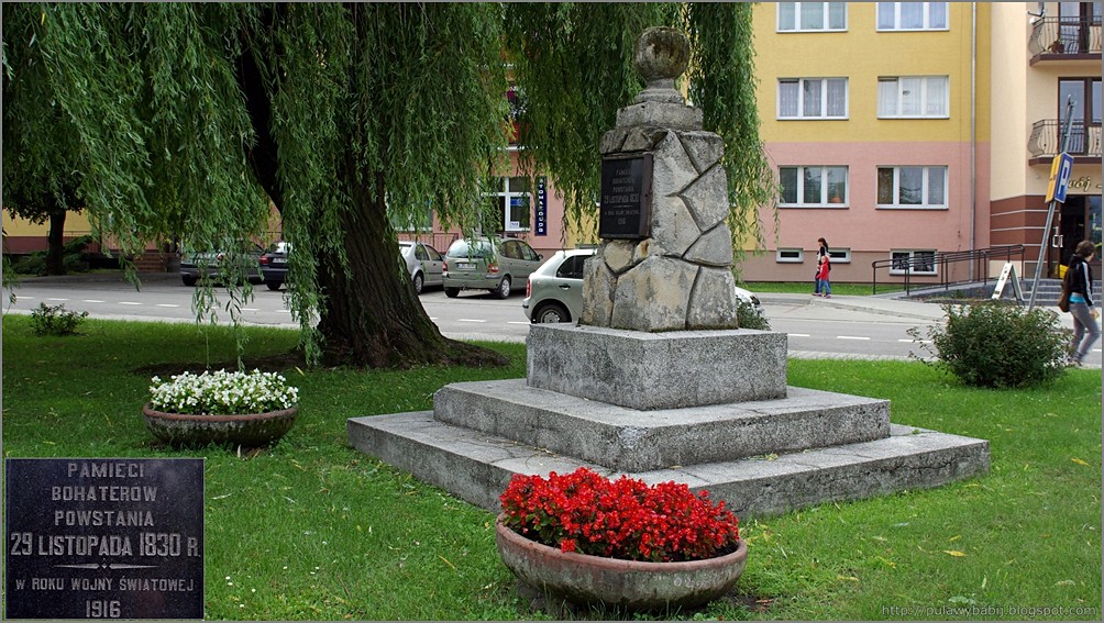 Biłgoraj pomnik bohaterów powstania listopadowego