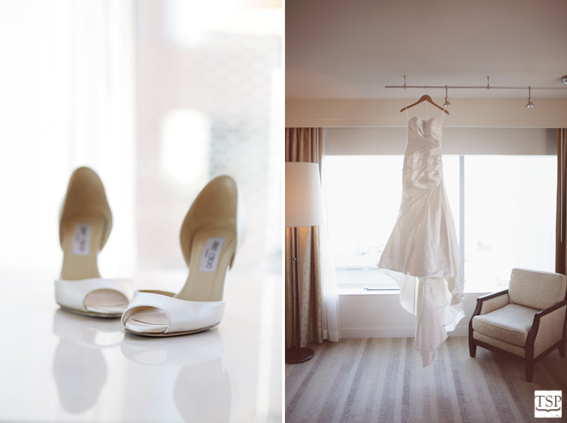 Shoes and Wedding Dress