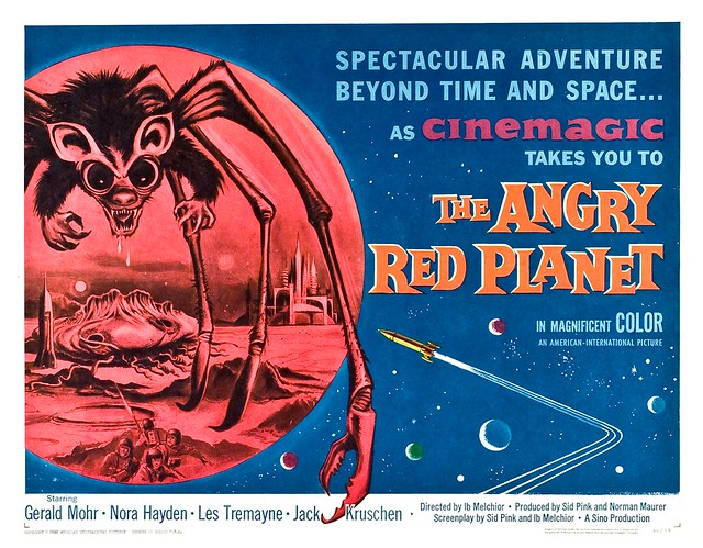 The Angry Red Planet (American International, 1960) Half Sheet
