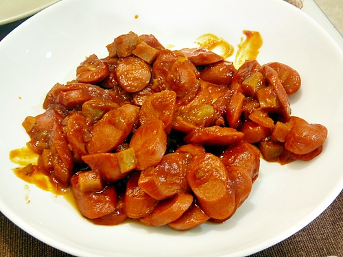 Rusty Chef Dish #5 - Sauteed Chicken Hotdog by Harold Casapao
