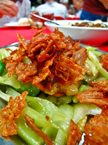 IMG_1531 鱿鱼干炒西芹，Celery fried with dried squids