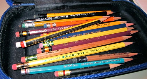 Pencil clutter