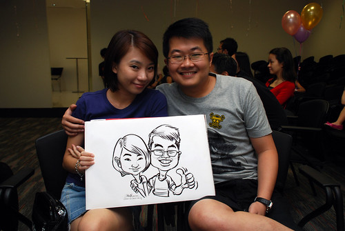 caricature live sketching for iFast Financial Pte Ltd - 9
