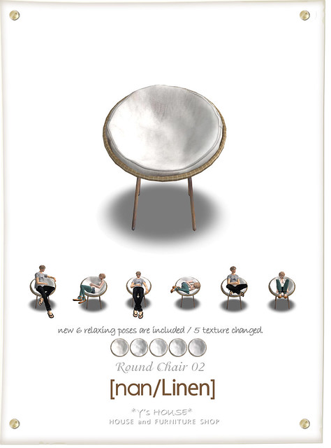 Round Chair 02 [nan/Linen]