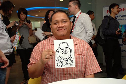 Caricature live sketching for Ricoh Roadshow - 32