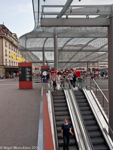 Bern, the railway station