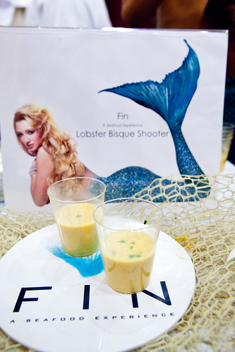 Lobster Bisque Shooters from Fin at Tropicana