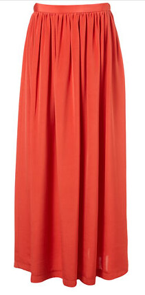 topshop silk maxi skirt by boutique 100.00