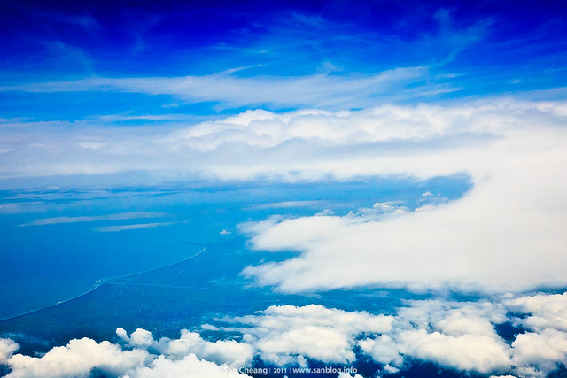  澎湖飛機上