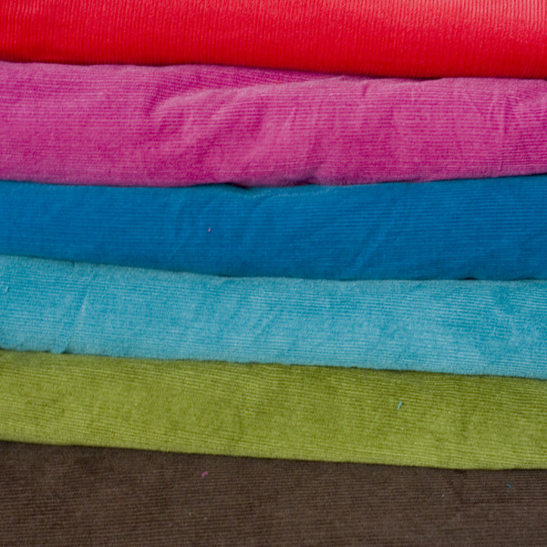 Corduroy fabrics 6 colours