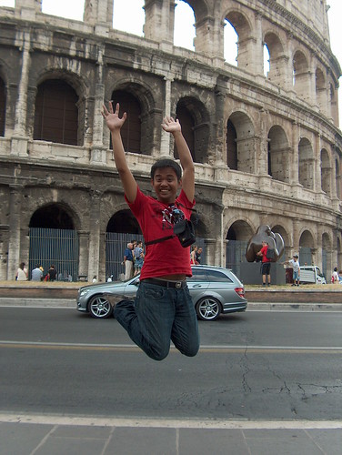 Rome, Italy - Jumping shot