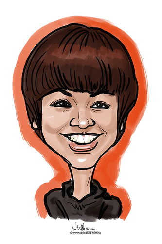 digitcal caricature live sketching for Utell Hotels and Resorts - 4