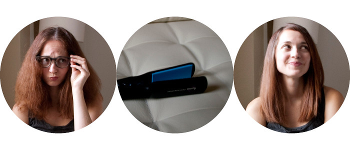 before and after, hair straightener, product review