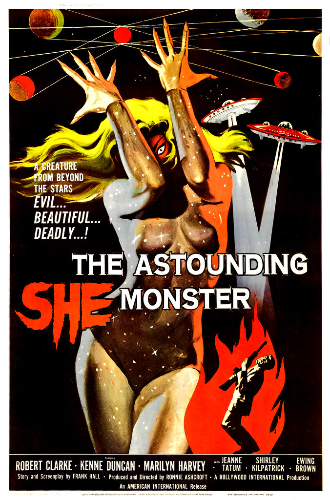 Albert Kallis - The Astounding She Monster (American International, 1958) One Sheet